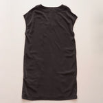 画像をギャラリービューアに読み込む, スプレンディッド ブラック 炭黒 Vネック ワンピース SPLENDID BLACK V-NECK ONE PIECE DRESS WOMENS