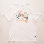 画像をギャラリービューアに読み込む, ナイキ ホワイト NIKE MOVING CO. ヘヴィー プリントTシャツ NIKE WHITE HEAVY PRINT TEE MEN
