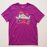 画像をギャラリービューアに読み込む, ナイキ パープル NIKE MOVING CO. ヘヴィー プリントTシャツ NIKE PURPLE HEAVY PRINT TEE MEN