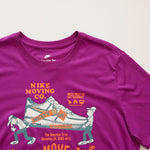 画像をギャラリービューアに読み込む, ナイキ パープル NIKE MOVING CO. ヘヴィー プリントTシャツ NIKE PURPLE HEAVY PRINT TEE MEN