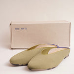 画像をギャラリービューアに読み込む, ROTHY'S ロシーズ アーモンド デミ シーダー グリーン ミュール 137 THE ALMOND DEMI Cedar