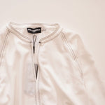 画像をギャラリービューアに読み込む, KARL LAGERFELD PARIS カールラガーフェルド ホワイト スキッパーデザイン 長袖ブラウス WHITE LONG SLEEVE BLOUSE WOMEN