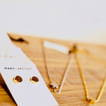 画像をギャラリービューアに読み込む, マークジェイコブス ゴールド ヘキサゴン ピアス MARC JACOBS GOLD HEXAGON PIERCED EARRINGS