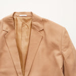 画像をギャラリービューアに読み込む, CK カルバンクライン カーキベージュ リラックスフィット ソフトツイル テイラードジャケット CALVIN KLEIN KHAKI BEIGE RELAXED FIT TAILORED JACKET WOMENS