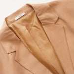 画像をギャラリービューアに読み込む, CK カルバンクライン カーキベージュ リラックスフィット ソフトツイル テイラードジャケット CALVIN KLEIN KHAKI BEIGE RELAXED FIT TAILORED JACKET WOMENS