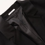 画像をギャラリービューアに読み込む, CK カルバンクライン ブラック リラックスフィット ソフトツイル テイラードジャケット CALVIN KLEIN BLACK RELAXED FIT TAILORED JACKET WOMENS