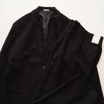 画像をギャラリービューアに読み込む, CK カルバンクライン ブラック リラックス ソフトツイル タック トラウザーパンツ CALVIN KLEIN BLACK RELAXED PLEATED TROUSER WOMENS