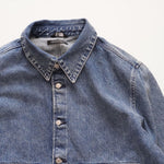 画像をギャラリービューアに読み込む, セブンフォーオールマンカインド インディゴ デニム カバーオール 7 FOR ALL MANKIND INDIGO DENIM COVER ALL JACKET