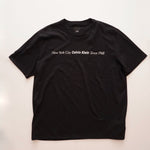 画像をギャラリービューアに読み込む, CK カルバンクライン ブラック ニューヨークシティ ロゴ Tシャツ CALVIN KLEIN NEW YORK CITY LOGO TEE MENS