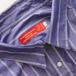 画像をギャラリービューアに読み込む, アドラーブル ブルー×ホワイト ダブルストライプ スプリットラグランスリーブ ビッグシルエット シャツ ADOLUVLE ORIGINAL BLUE WHITE SPLIT RAGLAN SLEEVE DOUBLE STRIPED BIG SHIRT LONG SLEEVE