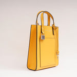 画像をギャラリービューアに読み込む, マークジェイコブス アーチザンズゴールド イエロー ×シルバー レザーショルダー&ミニトートバッグ MARC JACOBS ARTISAN'S GOLD YELLOW × SILVER LEATHER SHOULDER & MINI TOTE BAG WOMENS