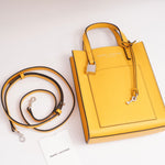 画像をギャラリービューアに読み込む, マークジェイコブス アーチザンズゴールド イエロー ×シルバー レザーショルダー&ミニトートバッグ MARC JACOBS ARTISAN'S GOLD YELLOW × SILVER LEATHER SHOULDER & MINI TOTE BAG WOMENS