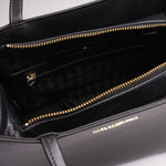 画像をギャラリービューアに読み込む, KARL LAGERFELD PARIS カールラガーフェルド ブラック ハンドバッグ ロゴショルダーバッグ BLACK HANDBAG LOGO SHOULDER BAG