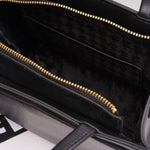 画像をギャラリービューアに読み込む, KARL LAGERFELD PARIS カールラガーフェルド ブラック ハンドバッグ ロゴショルダーバッグ BLACK HANDBAG LOGO SHOULDER BAG