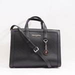 画像をギャラリービューアに読み込む, KARL LAGERFELD PARIS カールラガーフェルド ブラック レザー ハンドバッグ ショルダーバッグ BLACK LEATHER HANDBAG SHOULDER BAG