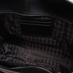 画像をギャラリービューアに読み込む, KARL LAGERFELD PARIS カールラガーフェルド ブラック レザー ハンドバッグ ショルダーバッグ BLACK LEATHER HANDBAG SHOULDER BAG