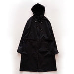 画像をギャラリービューアに読み込む, CK カルバンクライン ブラック ルーズフィット アノラックコート CALVIN KLEIN BLACK ANORAK RELAX-FIT COAT WOMENS