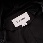 画像をギャラリービューアに読み込む, CK カルバンクライン ブラック ルーズフィット アノラックコート CALVIN KLEIN BLACK ANORAK RELAX-FIT COAT WOMENS
