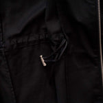 画像をギャラリービューアに読み込む, CK カルバンクライン ブラック ルーズフィット アノラックコート CALVIN KLEIN BLACK ANORAK RELAX-FIT COAT WOMENS