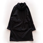 画像をギャラリービューアに読み込む, CK カルバンクライン ブラック ルーズフィット アノラックコート CALVIN KLEIN BLACK ANORAK RELAX-FIT COAT WOMENS