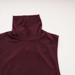 画像をギャラリービューアに読み込む, ヴィンス ボルドー ノースリーブ ハイネックトップ VINCE BORDEAUX HIGH NECK WOMENS