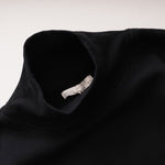 画像をギャラリービューアに読み込む, oak + fort オークアンドフォート ブラック ハイネック スウェットトップ BLACK RELAX FIT HIGH NECK SWEAT TOP WOMEN
