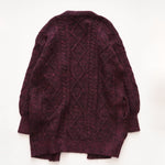 画像をギャラリービューアに読み込む, JOE'S JEANS ジョーズ ジーンズ ヴィンヤード ウール&モヘア混 ケーブル編み ロングカーディガン VINEYARD WOOL MOHAIR MIX LONG CARDIGAN WOMEN