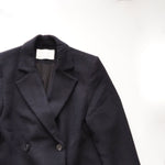 画像をギャラリービューアに読み込む, oak + fort オークアンドフォート ブラック Wボタン ウール混コート BLACK W BUTTON WOOL-MIX COAT WOMEN