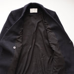 画像をギャラリービューアに読み込む, oak + fort オークアンドフォート ブラック Wボタン ウール混コート BLACK W BUTTON WOOL-MIX COAT WOMEN