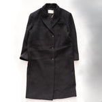 画像をギャラリービューアに読み込む, oak + fort オークアンドフォート ブラック ビッグシルエット ウールコート BLACK BIG SILHOUETTE WOOL COAT WOMEN