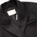 画像をギャラリービューアに読み込む, oak + fort オークアンドフォート ブラック ビッグシルエット ウールコート BLACK BIG SILHOUETTE WOOL COAT WOMEN