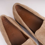画像をギャラリービューアに読み込む, ビンス ヴィンス ベージュ スウェード エプロントゥ ローファー VINCE BEIGE SUEDE APRON TOE LOAFERS MENS