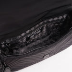 画像をギャラリービューアに読み込む, KARL LAGERFELD PARIS カールラガーフェルド ブラック ナイロン キルティング ミニショルダーバッグ BLACK NYLON QUILTING MINI SHOULDER BAG