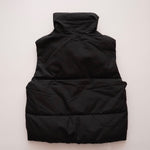 画像をギャラリービューアに読み込む, CK カルバンクライン ブラック ウォーターレジスタント 中わたベスト CALVIN KLEIN BLACK WATER RESISTANT PADDED VEST WOMENS