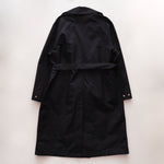 画像をギャラリービューアに読み込む, CK カルバンクライン ブラック リラックスフィット トレンチコート CALVIN KLEIN BLACK RELAX-FIT TRENCH COAT WOMENS