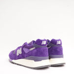 画像をギャラリービューアに読み込む, NEW BALANCE U998TE ニューバランス パープル スウェード スニーカー PURPLE SUEDE SNEAKERS MADE IN USA