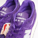 画像をギャラリービューアに読み込む, NEW BALANCE U998TE ニューバランス パープル スウェード スニーカー PURPLE SUEDE SNEAKERS MADE IN USA