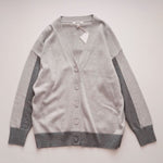 画像をギャラリービューアに読み込む, スプレンディッド グレー バイカラー カーディガン SPLENDID GRAY BI COLOR CARDIGAN WOMENS