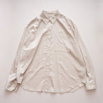 画像をギャラリービューアに読み込む, CK カルバンクライン オフホワイト リラックスフィットデザインシャツ CALVIN KLEIN OFF-WHITE RELAXFIT SHIRT BLOUSE WOMENS