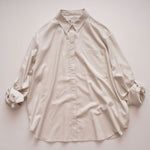 画像をギャラリービューアに読み込む, CK カルバンクライン オフホワイト リラックスフィットデザインシャツ CALVIN KLEIN OFF-WHITE RELAXFIT SHIRT BLOUSE WOMENS