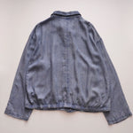 画像をギャラリービューアに読み込む, スプレンディッド ライトインディゴ シャツブルゾン ジャケット SPLENDID LIGHT INDIGO BLOUSON JACKET WOMENS