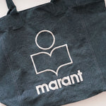 画像をギャラリービューアに読み込む, ISABEL MARANT YENKY イザベル・マラン インディゴ キャンバストートバッグ INDIGO CANVAS TOTE-BAG