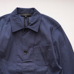 画像をギャラリービューアに読み込む, RAG&BONE NEWYORK ラグアンドボーン ネイビー シアサッカー チョアジャケット NAVY SEERSUCKER JACKET CHORE JACKET MENS