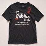 画像をギャラリービューアに読み込む, ナイキ ブラック NIKE MOVING CO. ムーヴィング プリントTシャツ NIKE BLACKE PRINT TEE MEN