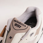 画像をギャラリービューアに読み込む, ニューバランス 991 ホワイト イングランド製 UKメイド NEW BALANCE M991WIN BEIGE 991 MADE IN ENGLAND SNEAKERS