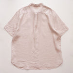 画像をギャラリービューアに読み込む, ヴィンス パミスロック リネン クラシックフィット シャツ VINCE PUMICE ROCK PINK LINEN CLASSIC FIT SHORT SLEEVE SHIRT MENS
