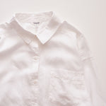 画像をギャラリービューアに読み込む, スプレンディッド ホワイト リネン長袖シャツ ブラウス SPLENDID WHITE LINEN SHIRT BLOUSE WOMENS