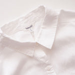 画像をギャラリービューアに読み込む, スプレンディッド ホワイト リネン長袖シャツ ブラウス SPLENDID WHITE LINEN SHIRT BLOUSE WOMENS