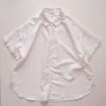 画像をギャラリービューアに読み込む, スプレンディッド ホワイト リネン混 半袖シャツ ブラウス SPLENDID WHITE LINEN-MIX SHIRT BLOUSE WOMENS