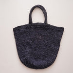 画像をギャラリービューアに読み込む, スプレンディッド ネイビー ラフィアトートバッグ SPLENDID NAVY RAFFIA TOTE BAG WOMENS
